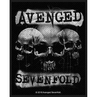Malá nášivka - Avenged Sevenfold - 3 Skulls