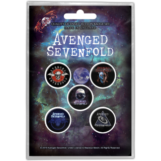 Set Odznakov - Avenged Sevenfold - The Stage