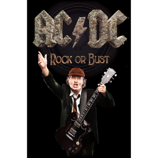 Textilný plagát AC/DC - Rock Or Bust - Angus