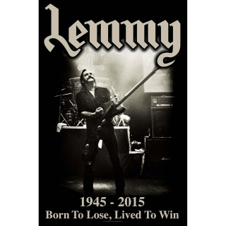 Textilný plagát Lemmy - Lived To Win