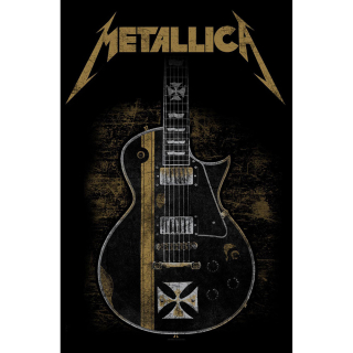 Textilný plagát Metallica - Hetfield Guitar