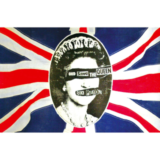 Textilný plagát Sex Pistols - God Save The Queen