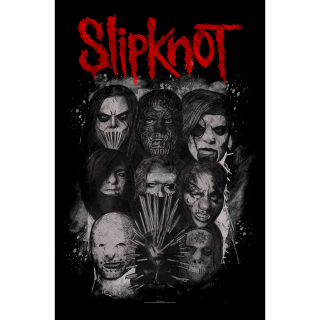 Textilný plagát Slipknot - Masks