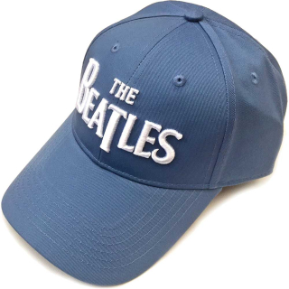 Šiltovka The Beatles - White Drop T Logo (Denim Blue)