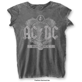 Dámske tričko AC/DC - Black Ice (Burn Out)