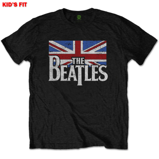 Detské tričko The Beatles - Dop T Logo & Vintage Flag