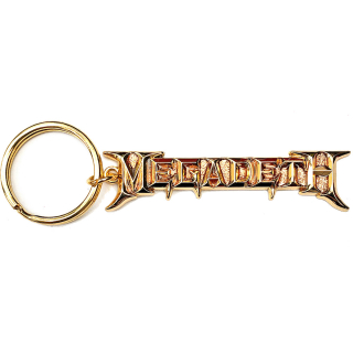 Kľúčenka Megadeth - Gold Logo