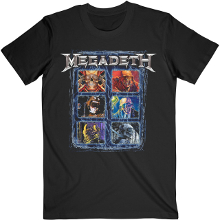 Tričko Megadeth - Vic Head Grid