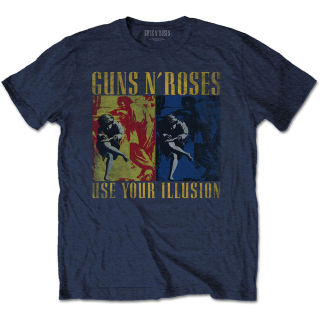 Tričko Guns N' Roses - Use Your Illusion Navy