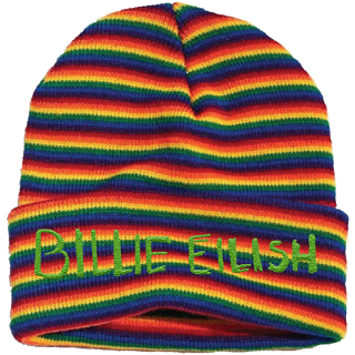 Zimná čiapka Billie Eilish - Stripes