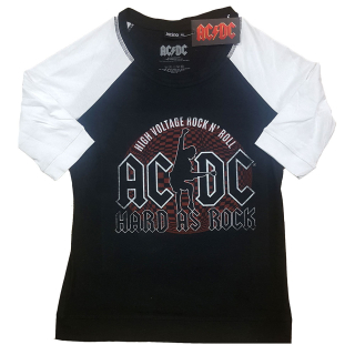 Unisex Raglan tričko AC/DC - Hard As Rock