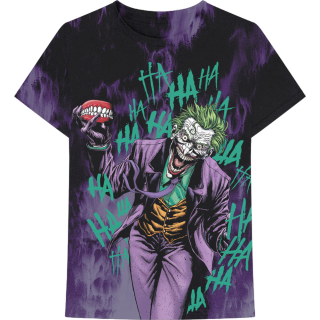 Tričko DC Comics - Joker All Over Faded