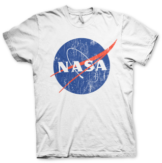 Tričko NASA - Washed Insignia (Biele)