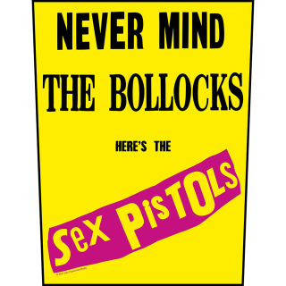 Veľká nášivka The Sex Pistols - Never Mind The Bollocks