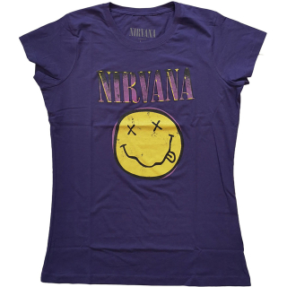 Dámske tričko Nirvana - Xerox Happy Face