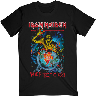 Tričko Iron Maiden - World Piece Tour '84 V.1.