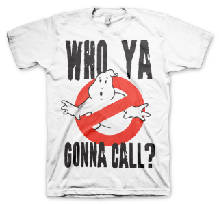 Tričko Ghostbuters -  Who Ya Gonna Call?