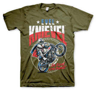 Tričko Evel Knievel - Wheelie