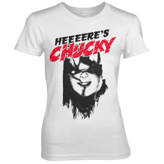 Dámske tričko Chucky - Heeere's Chucky
