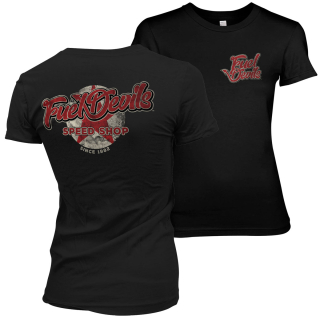 Dámske tričko Fuel Devils - Rust Logo