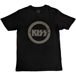 Tričko Kiss - Buzzsaw Logo (3D potlač)