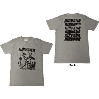 ECO tričko Nirvana - Incesticide Stacked Logo (Back Print)