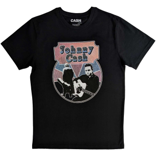 Tričko Johnny Cash - Walking Guitar & Front On