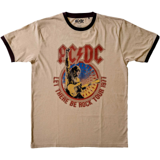 Eco ringer tričko AC/DC - Let There Be Rock Tour '77