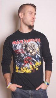 Tričko dlhý rukáv Iron Maiden - NOTB
