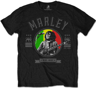 Tričko Bob Marley - Rebel Music Seal