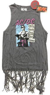 Dámske šaty AC/DC - DIRTY DEEDS DONE DIRT CHEAP WITH TASSELS