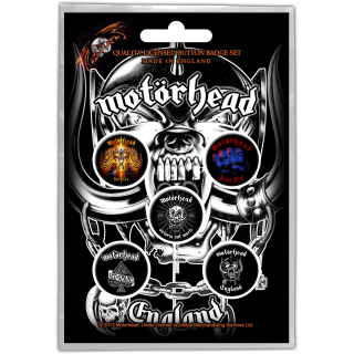 Set odznakov Motorhead - England