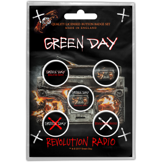 Set odznakov Green Day - Revolution Radio