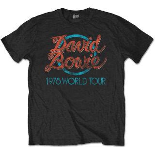 Tričko David Bowie - 1978 World Tour
