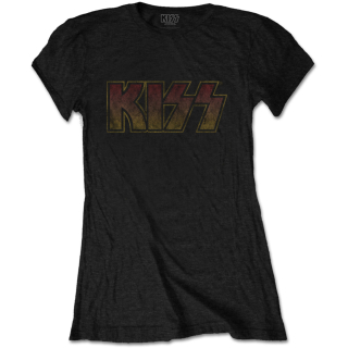 Dámske tričko Kiss - Vintage Classic Logo