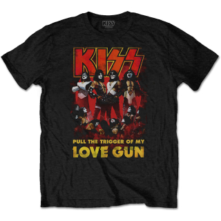 Tričko Kiss - Love Gun Glow