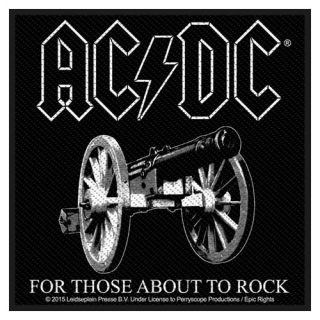 Malá nášivka AC/DC - For Those About To Rock
