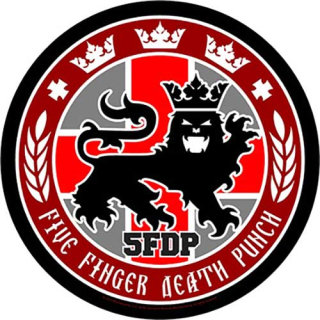 Veľká nášivka - Five Finger Death Punch - Legionary Seal