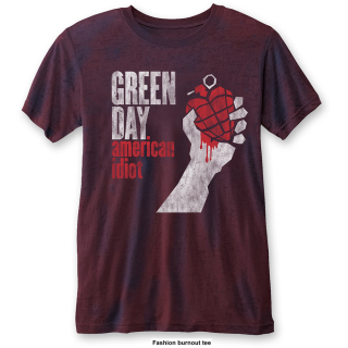 Fashion tričko Green Day - American Idiot Vintage (Burn Out)