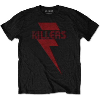 Tričko The Killers - Red Bolt, black