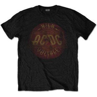 Tričko AC/DC - High Voltage Vintage  (Čierne)