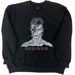 Sweatshirt David Bowie - Aladdin Sane Black