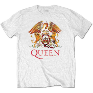 Tričko Queen - Classic Crest (biele)