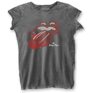 Dámske fashion tričko The Rolling Stones - Vintage Tongue (Burn Out)