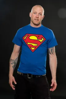 Tričko Superman - Shield (Modré)