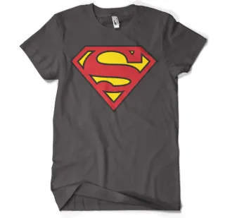 Tričko Superman - Shield (Šedé)