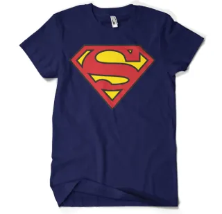 Tričko Superman - Shield (Tmavo-Modré)