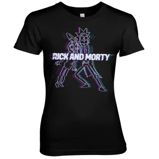 Dámske tričko Rick And Morty - Glitch
